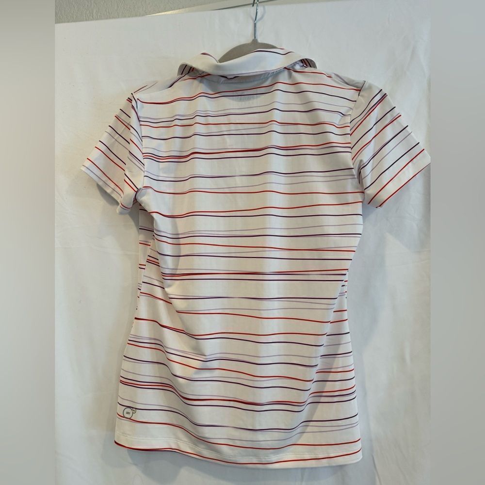 Puma Striped Golf Shirt - Picture 2 of 2